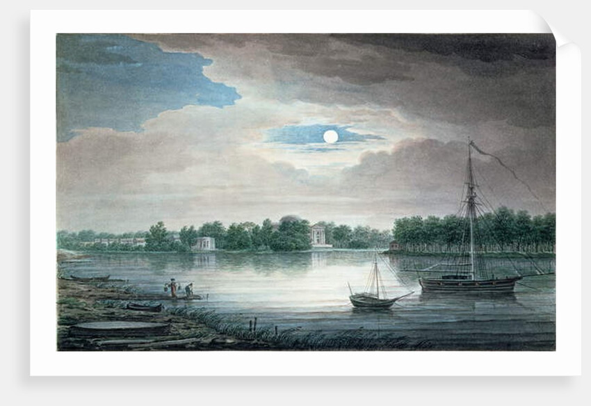 Yelagin Island, St. Petersburg, by Night by Maksim Nikiforovich Vorobiev