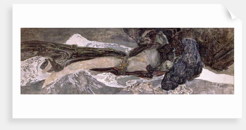 The Flying Demon, 1899 by Mikhail Aleksandrovich Vrubel
