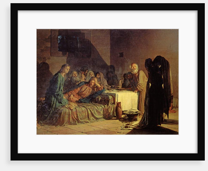 The Last Supper, 1863 by Nikolai Nikolaevich (1831-94) Ge