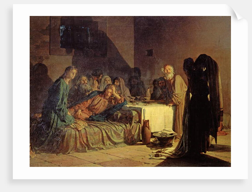 The Last Supper, 1863 by Nikolai Nikolaevich (1831-94) Ge