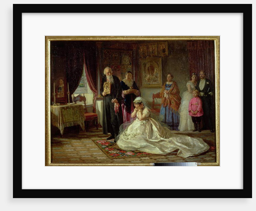 Before the Wedding, 1874 by Firs Sergeevich Zhuravlev