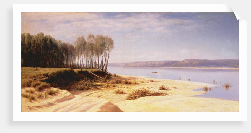 On the Volga, 1880 by Mikhail Konstantinovich Klodt