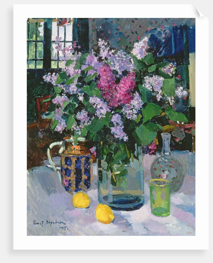 Lilacs, 1915 by Konstantin Alekseevich Korovin