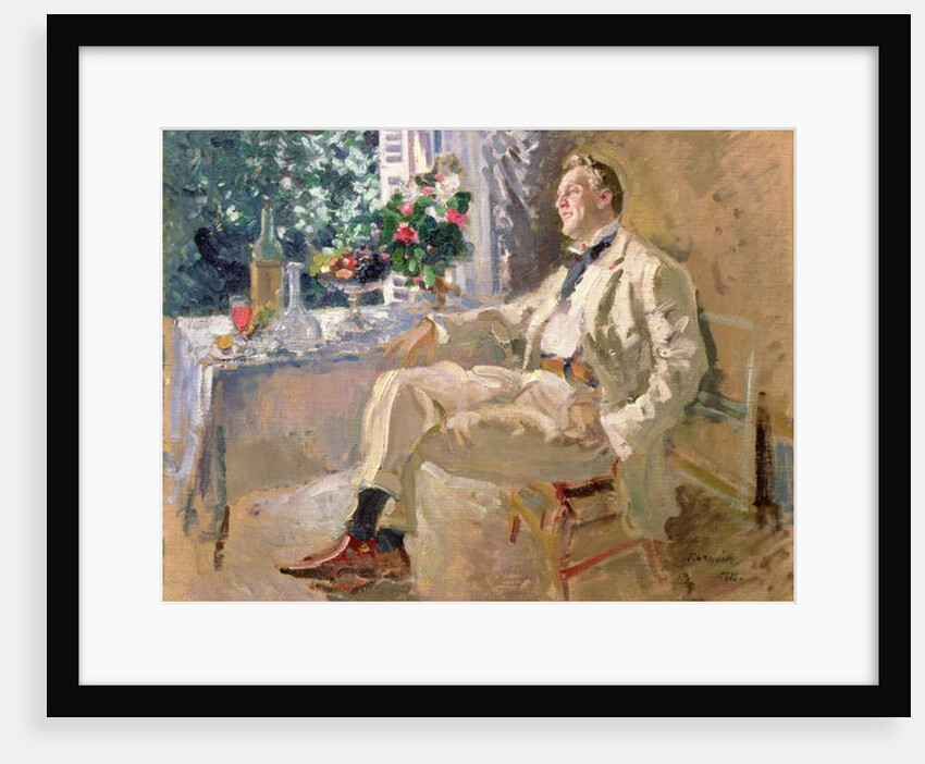 Portrait of the Opera Singer Feodor Ivanovich Chaliapin 1911 by Konstantin Alekseevich Korovin