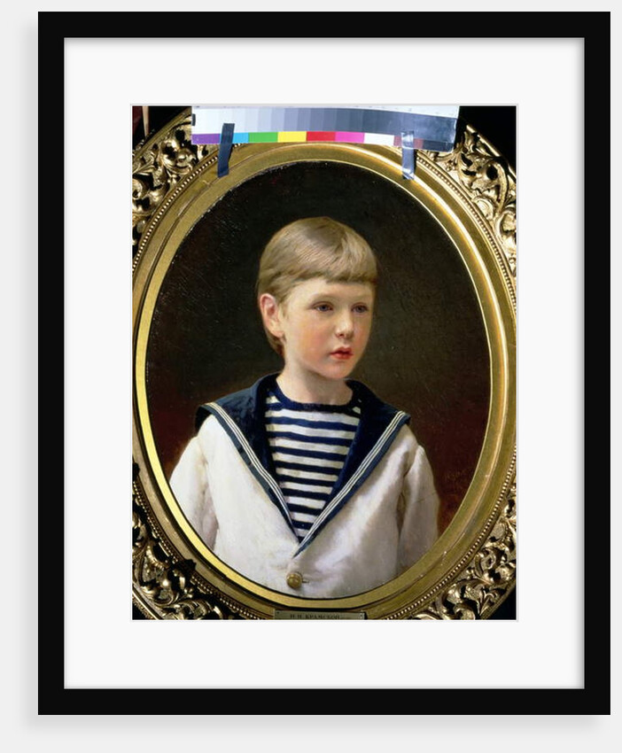 Portrait of a Boy, possibly Prince Anatoly Levin by Ivan Nikolaevich Kramskoy
