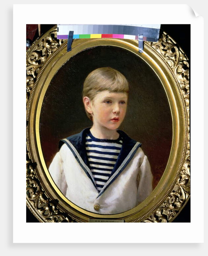 Portrait of a Boy, possibly Prince Anatoly Levin by Ivan Nikolaevich Kramskoy