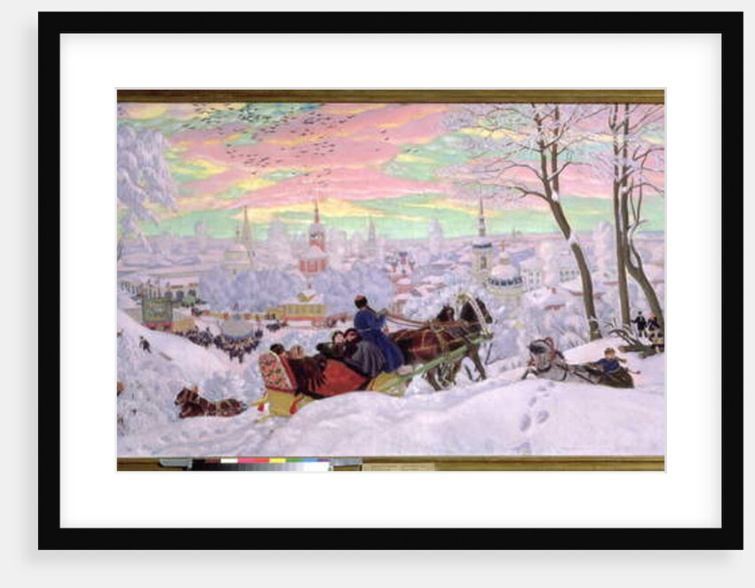 Shrove-Tide, 1916 by Boris Mikhailovich Kustodiev