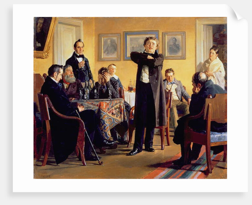 The Actor Pavel Stepanovich Mochalov among his Admirers, 1888 by Nikolai Vasilievich Nevrev