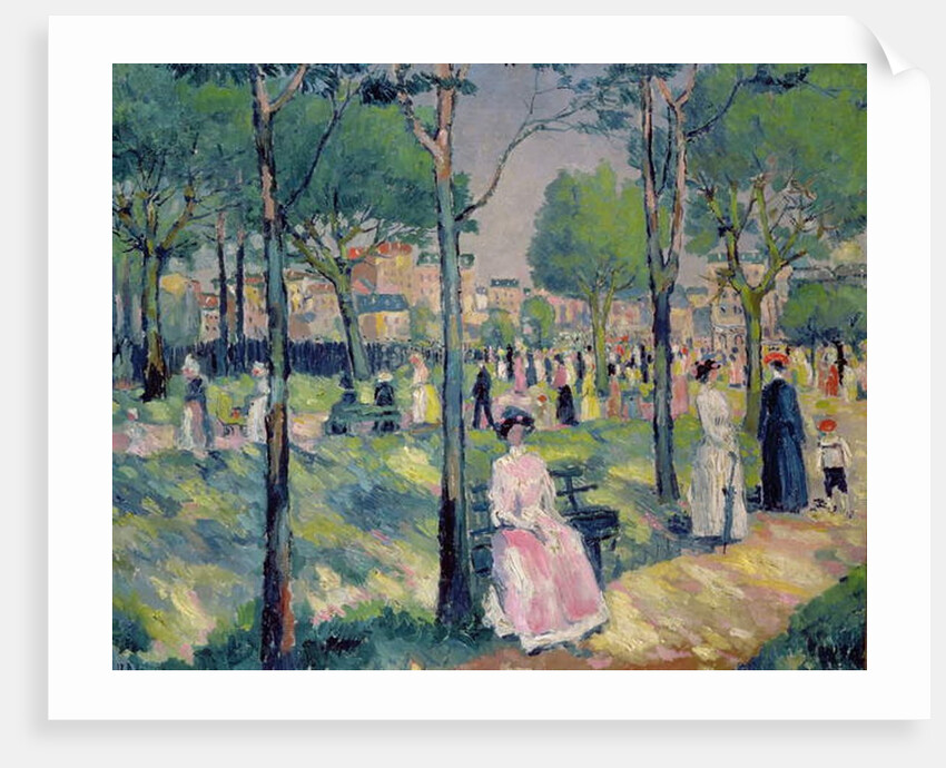 On the Avenue, 1903 by Kazimir Severinovich Malevich