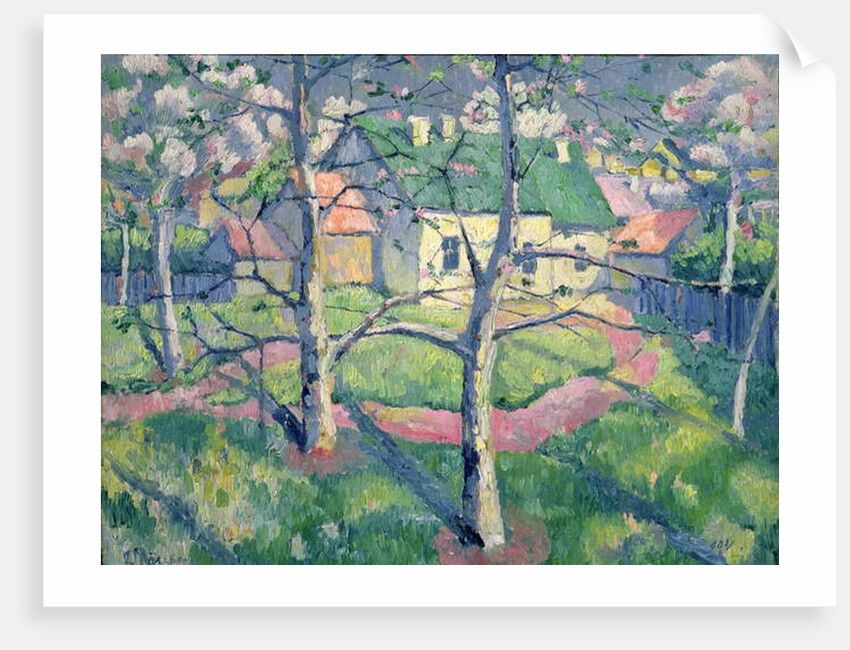 Apple Trees in Bloom, 1904 by Kazimir Severinovich Malevich