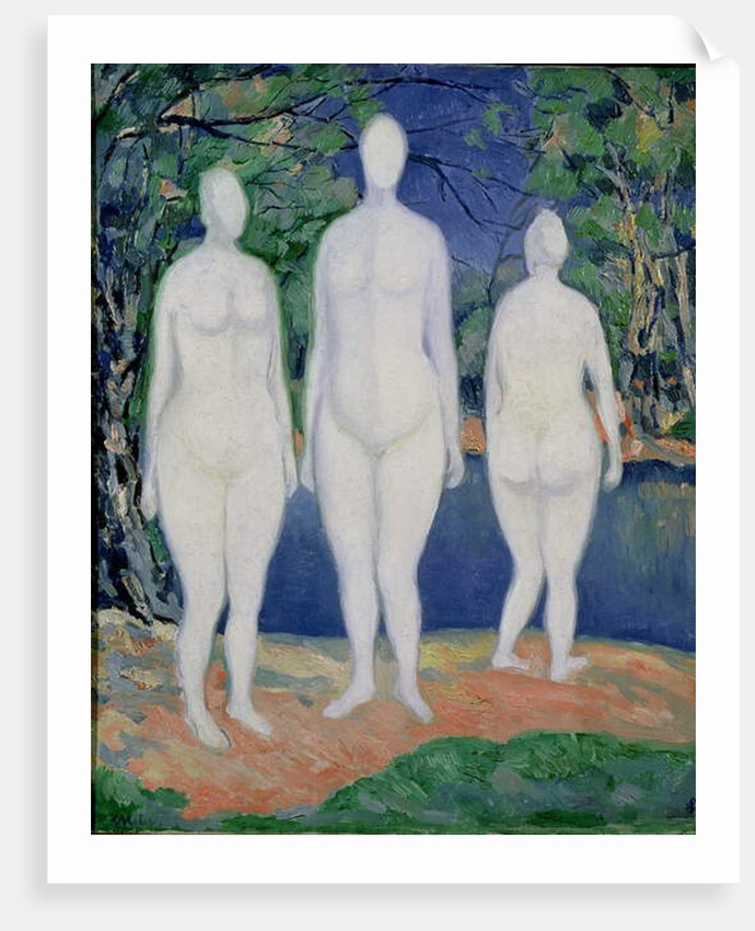 Bathers, 1908 by Kazimir Severinovich Malevich