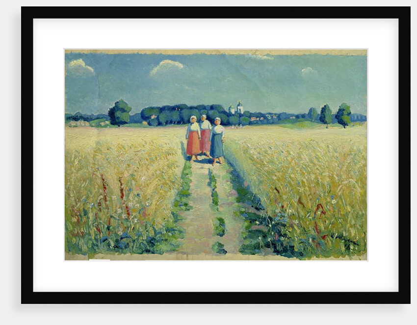 Three Women on a Road, 1900 by Kazimir Severinovich Malevich