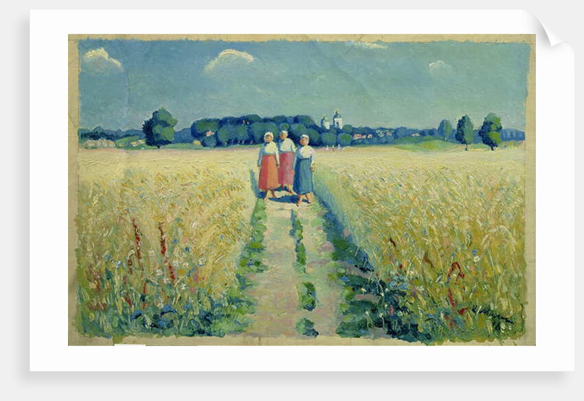 Three Women on a Road, 1900 by Kazimir Severinovich Malevich