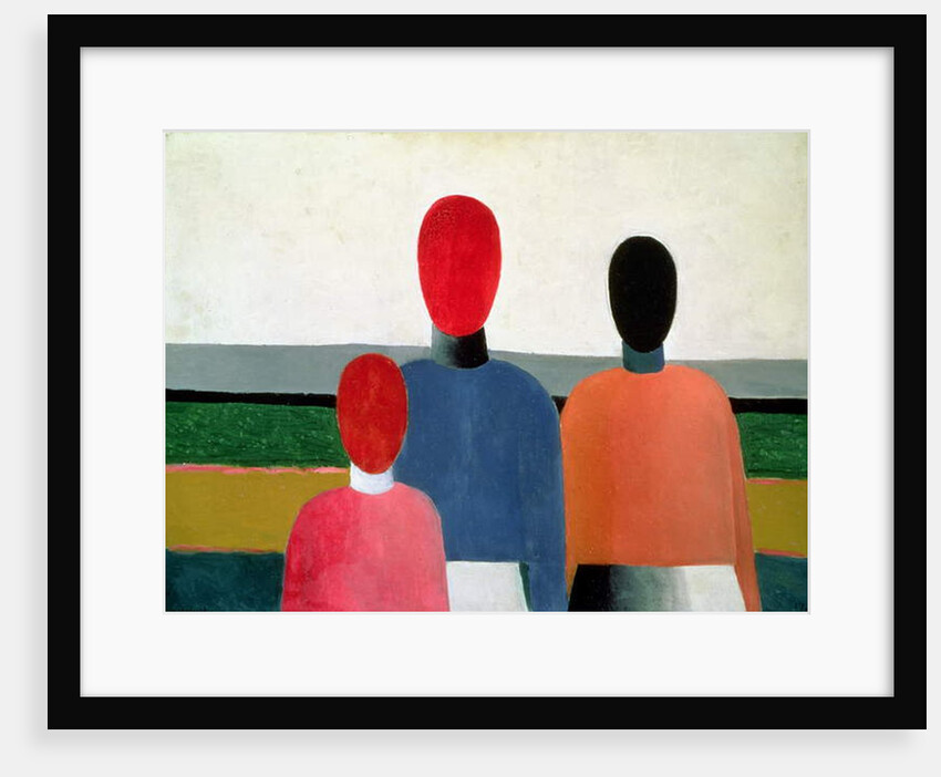 Three Female Figures, 1928-32 by Kazimir Severinovich Malevich