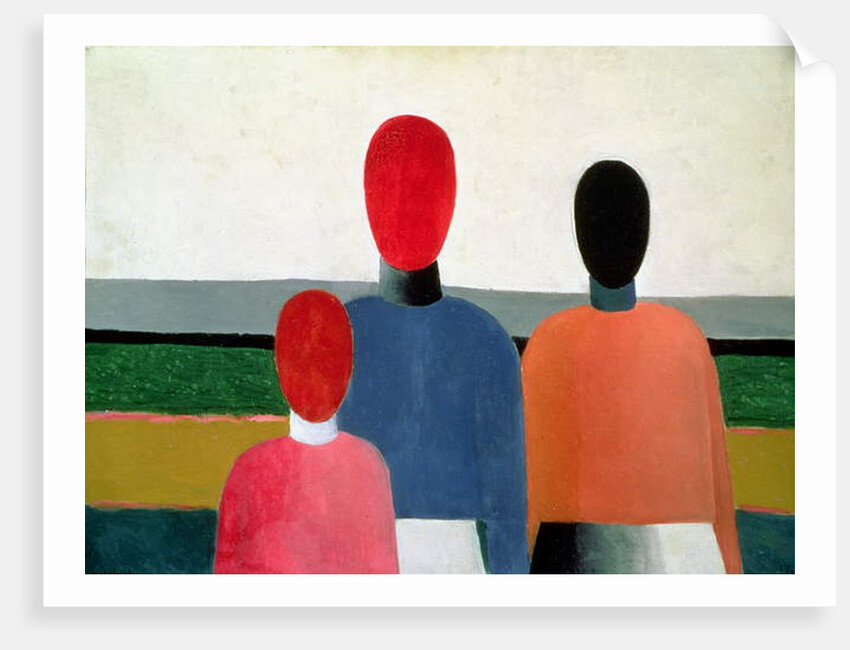 Three Female Figures, 1928-32 by Kazimir Severinovich Malevich