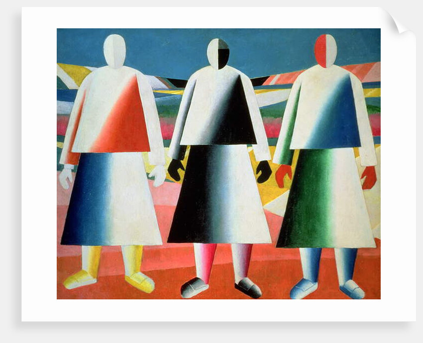 Young Girls in a Field, 1928-32 by Kazimir Severinovich Malevich