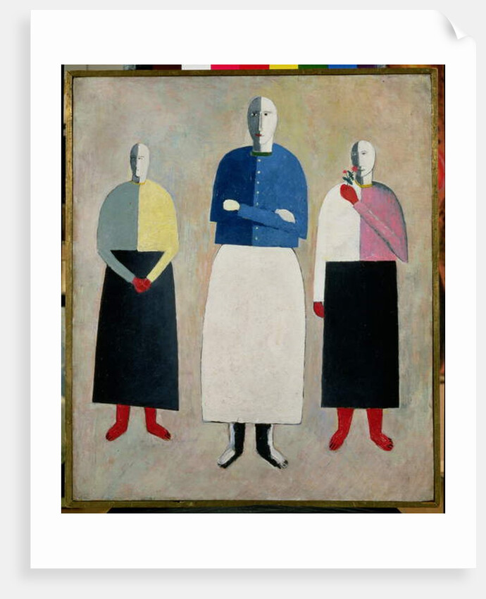 Three Little Girls, 1928-32 by Kazimir Severinovich Malevich