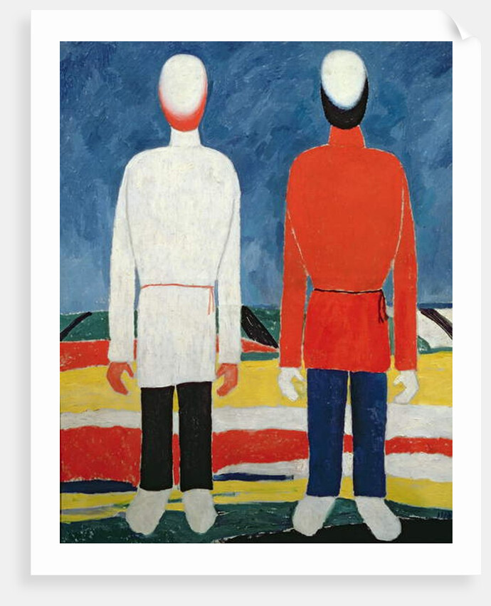 Two Masculine Figures, 1928-32 by Kazimir Severinovich Malevich