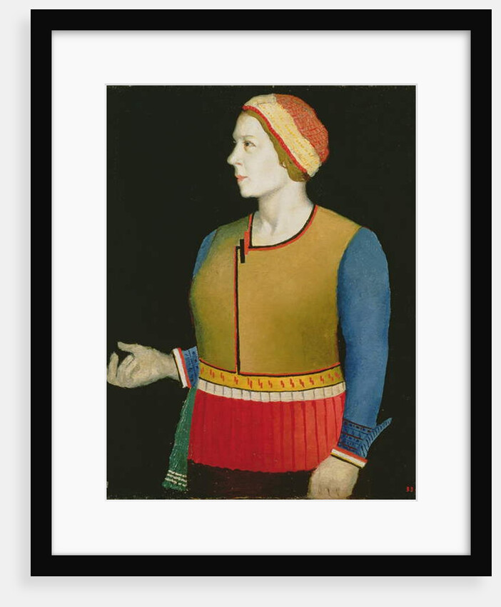 Portrait of Natalya Andreevna Malevich the artist's wife, 1933 by Kazimir Severinovich Malevich