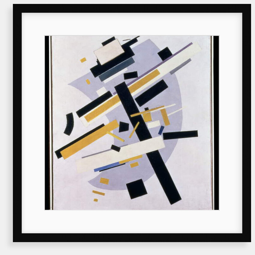 Supremus No. 58 Dynamic Composition in Yellow and Black, 1916 by Kazimir Severinovich Malevich