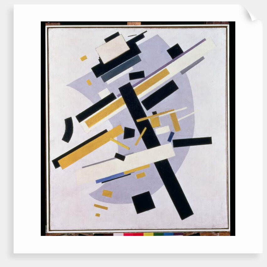 Supremus No. 58 Dynamic Composition in Yellow and Black, 1916 by Kazimir Severinovich Malevich