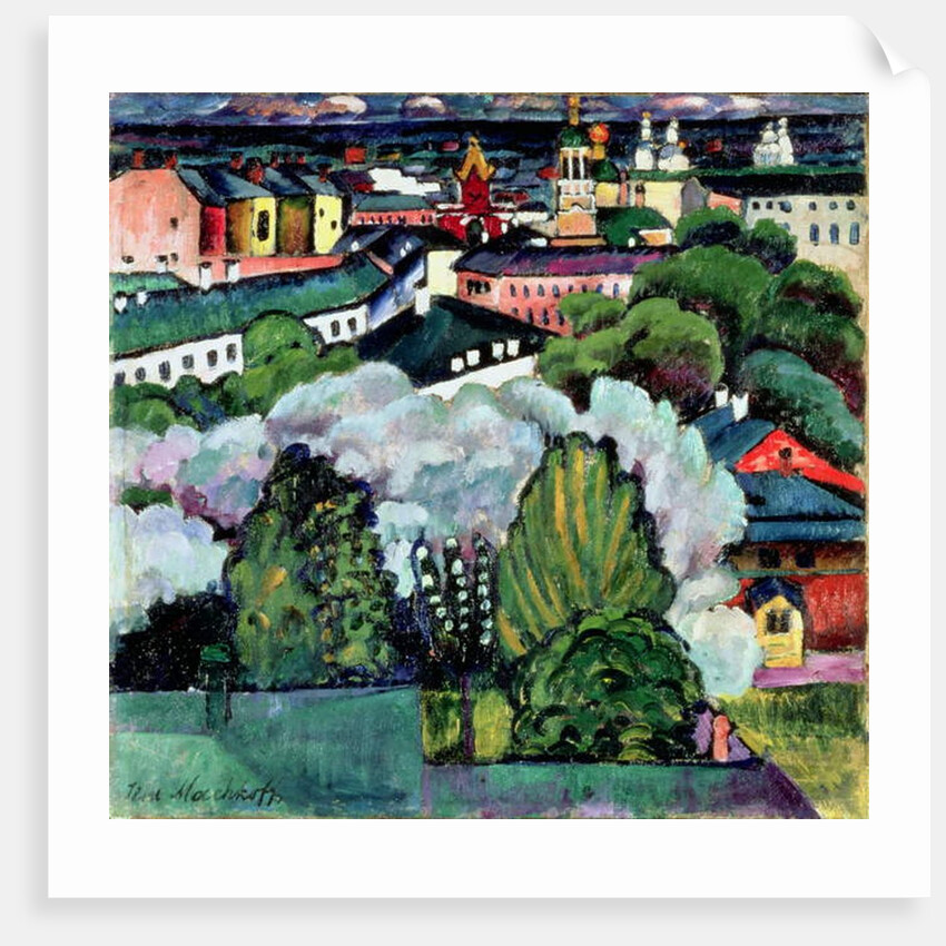 Urban Landscape by Ilya Ivanovich Mashkov