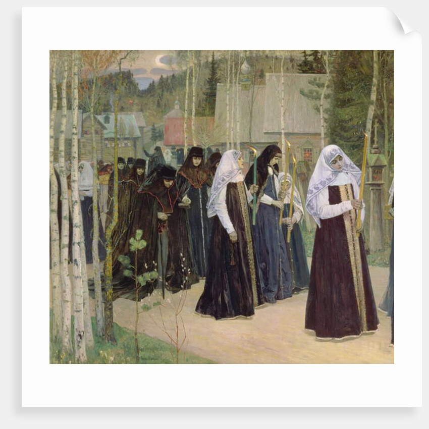 The Taking of the Veil, 1898 by Mikhail Vasilievich Nesterov