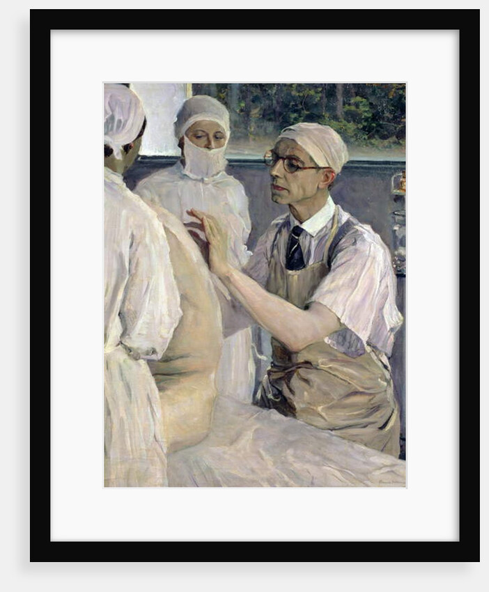 Portrait of the Surgeon Sergei Sergeevich Yudin 1933 by Mikhail Vasilievich Nesterov