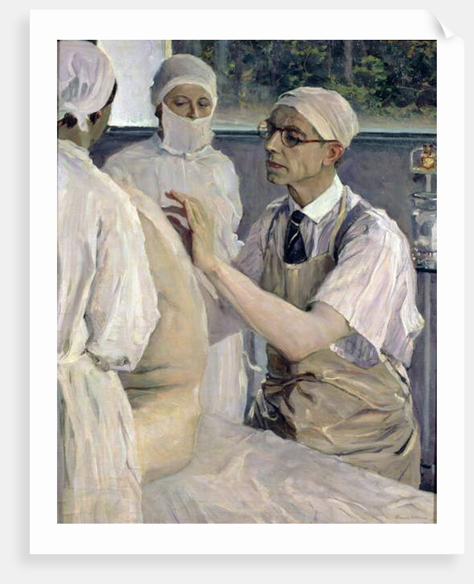 Portrait of the Surgeon Sergei Sergeevich Yudin 1933 by Mikhail Vasilievich Nesterov