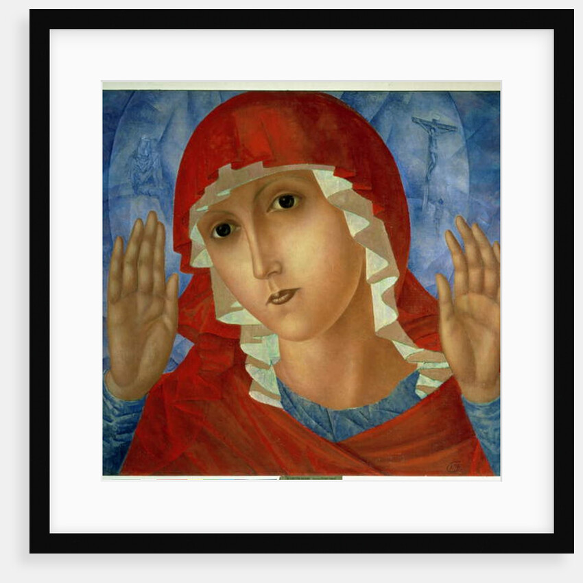 The Mother of God: 'The Tenderness of Cruel Hearts', 1914-15 by Kuzma Sergeevich Petrov-Vodkin