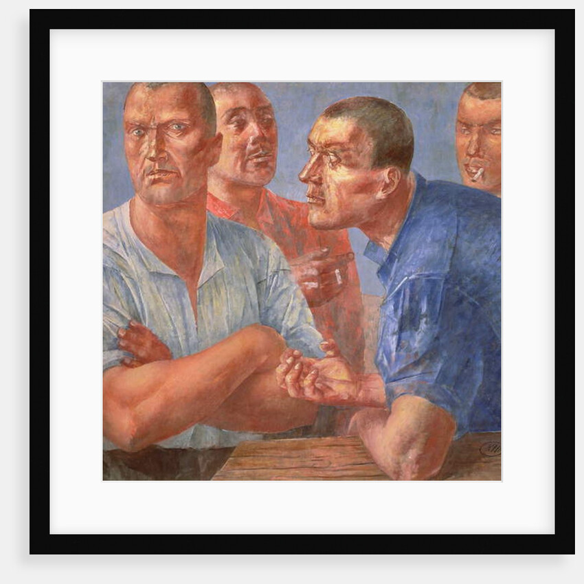 Labourers, 1926 by Kuzma Sergeevich Petrov-Vodkin