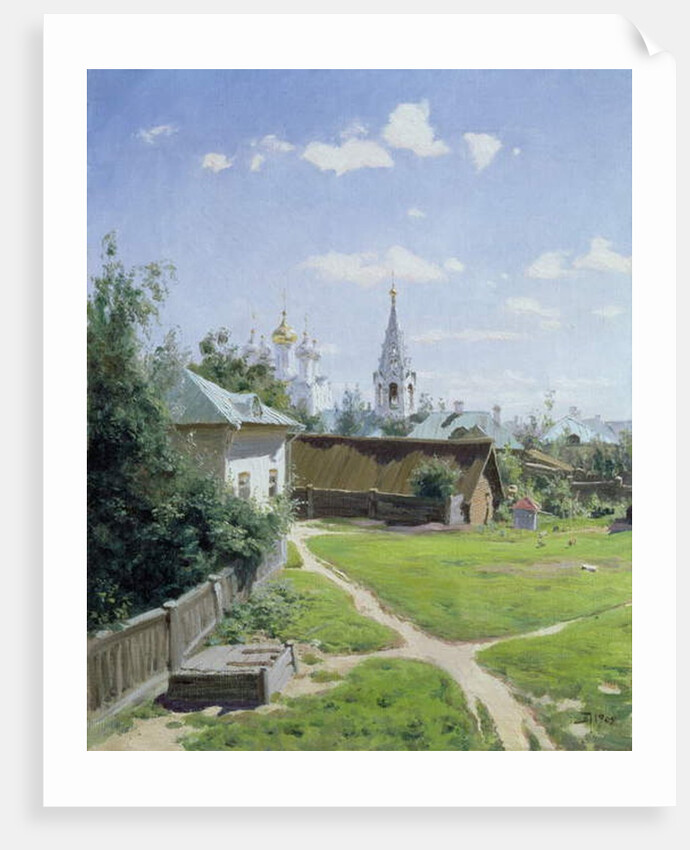 The Moscow Courtyard, 1902 by Vasilij Dmitrievich Polenov