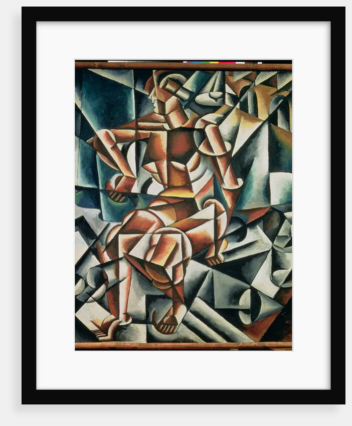 Man + Air + Space, 1915 by Lyubov Sergeevna Popova