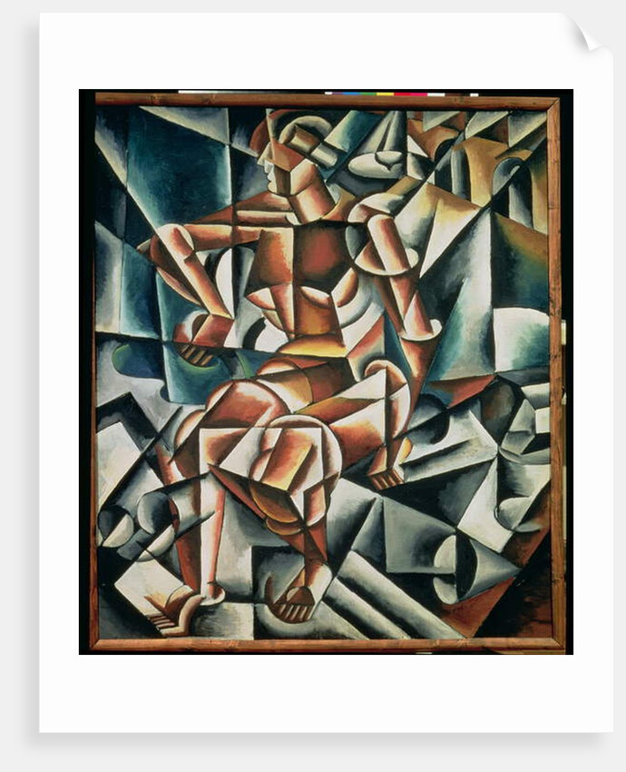 Man + Air + Space, 1915 by Lyubov Sergeevna Popova