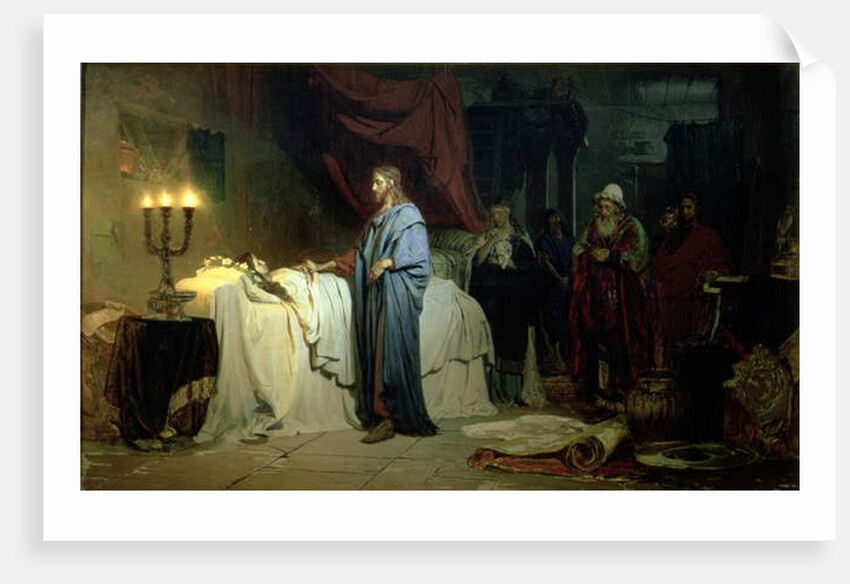 The Raising of Jairus's Daughter, 1871 by Ilya Efimovich Repin