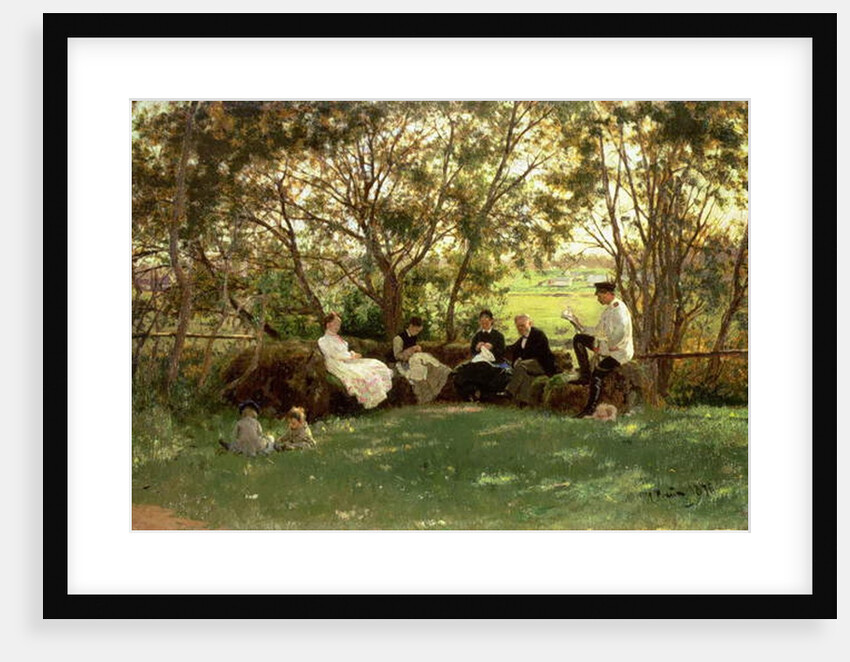 The Turf Bench, 1876 by Ilya Efimovich Repin