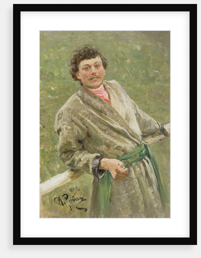 The Byelorussian, portrait of the peasant S. Shavrov, 1892 by Ilya Efimovich Repin