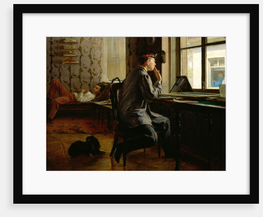 Preparing for Examinations, 1864 by Ilya Efimovich Repin
