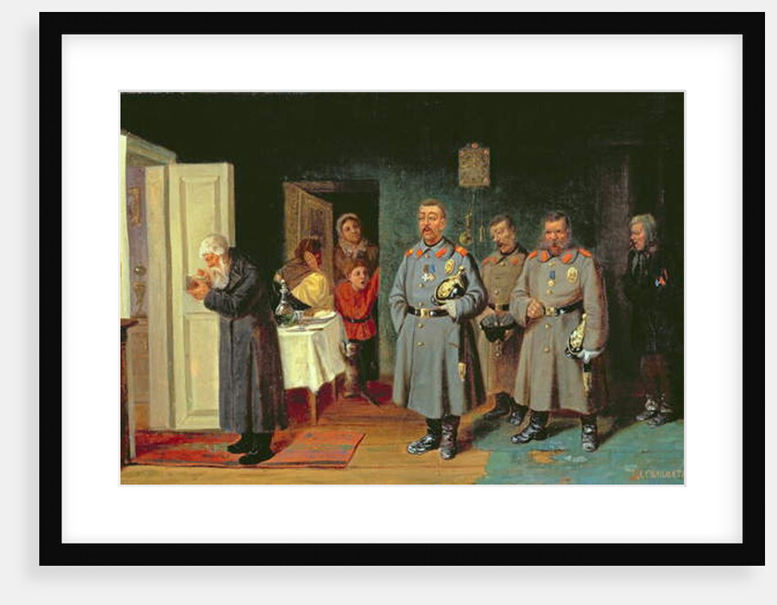 Policemen Singing Carols, 1867 by Leonid Ivanovich Solomatkin