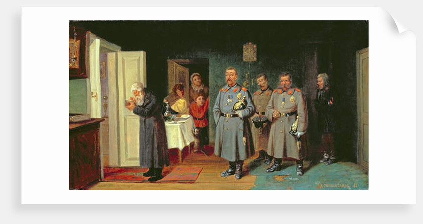 Policemen Singing Carols, 1867 by Leonid Ivanovich Solomatkin