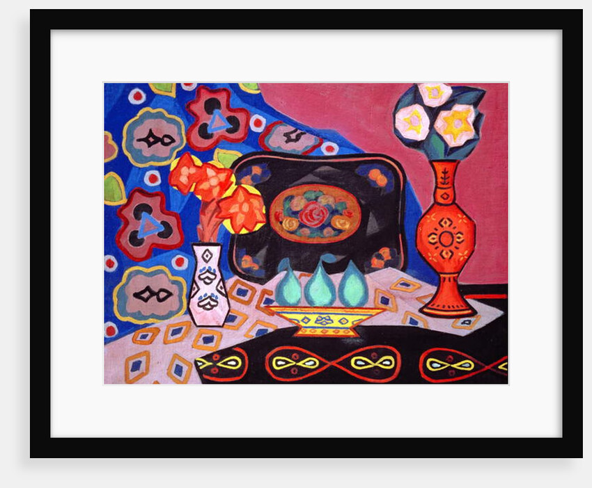 Still Life with Vases by Iosif Solomonovich Shkol'nik