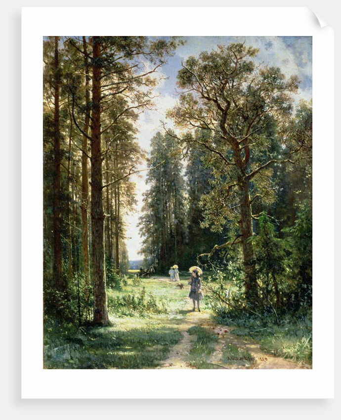 The Path through the Woods, 1880 by Ivan Ivanovich Shishkin