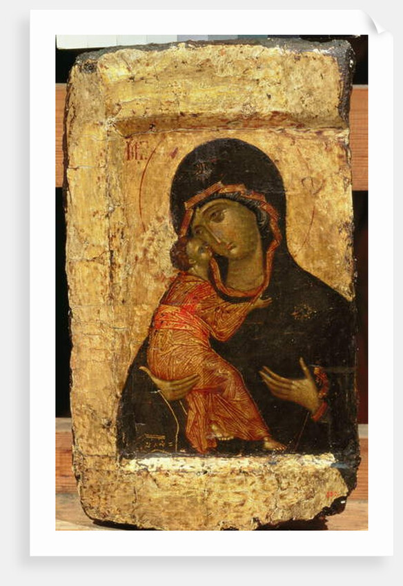 The Vladimir Madonna and Child, Russian icon, Moscow School by Andrei Rublev