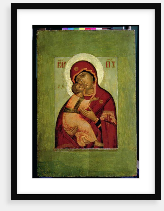 The Vladimir Madonna of Humility, Russian icon by Simon Ushakov