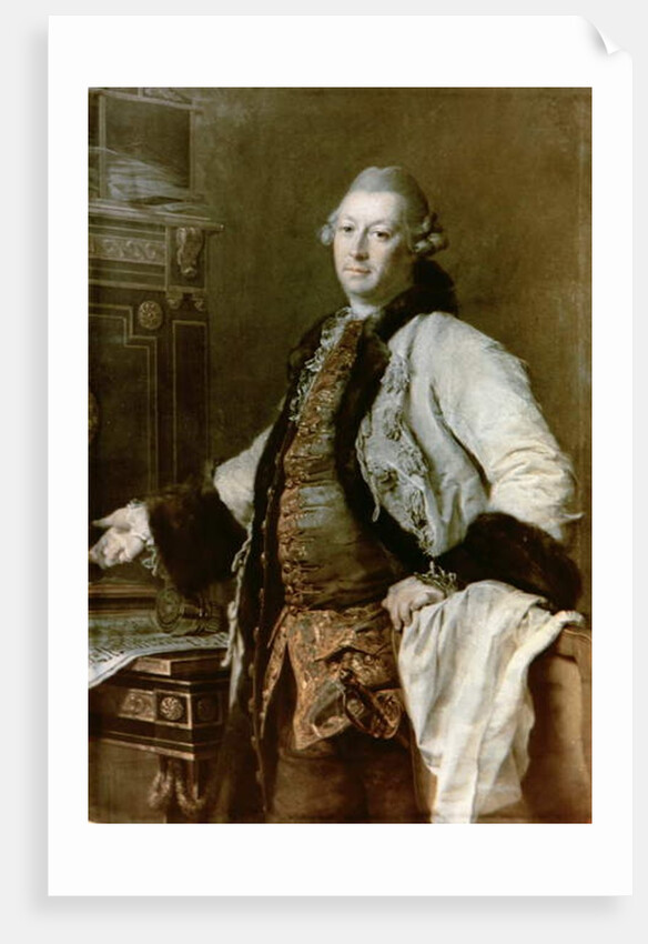 Portrait of Aleksandr Filippovich Kokorinov Architect, Director and First Rector of the Academy of Arts, 1769 by Dmitri Grigor'evich Levitsky