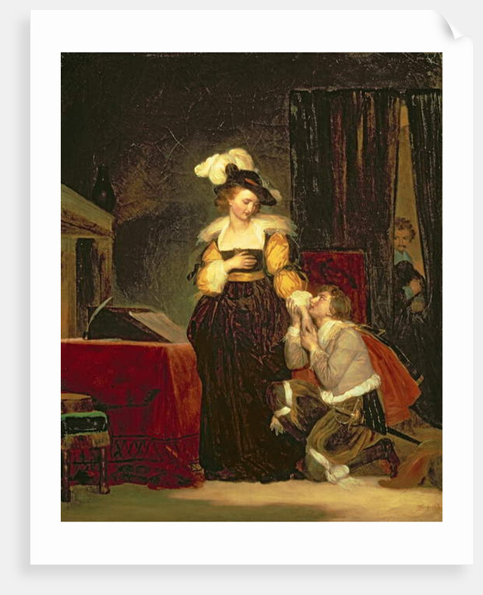 Mary Queen of Scots with Rizzio, c.1830 by Alexandre Evariste Fragonard