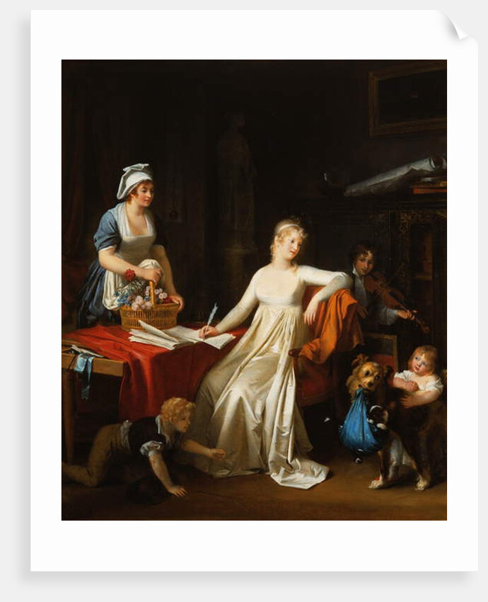 The Interruption, c.1800 by Marguerite Gerard