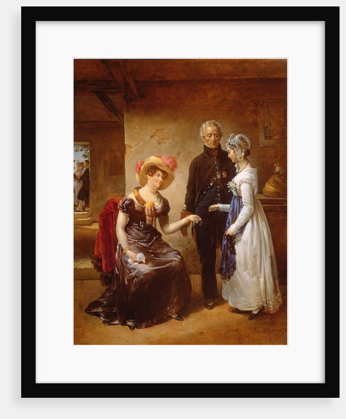 The Generosity of the Duchess of Angouleme, 1821 by Antoinette Cecile Hortense Lescot Haudebourt