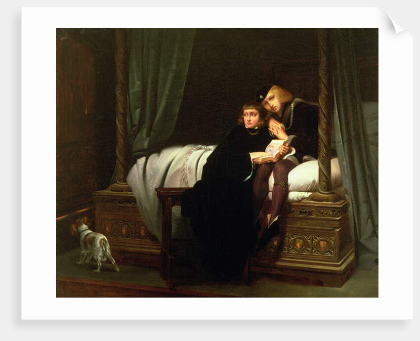 Edward V and the Duke of York in the Tower, 1830-31 by Hippolyte Delaroche