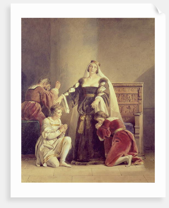 Queen Elizabeth Bidding Farewell to Her Sons, 19th century by Alexandre Evariste Fragonard